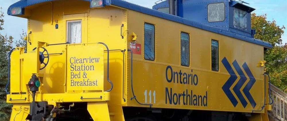 Clearview Station & Caboose B&B Creemore ภายนอก รูปภาพ